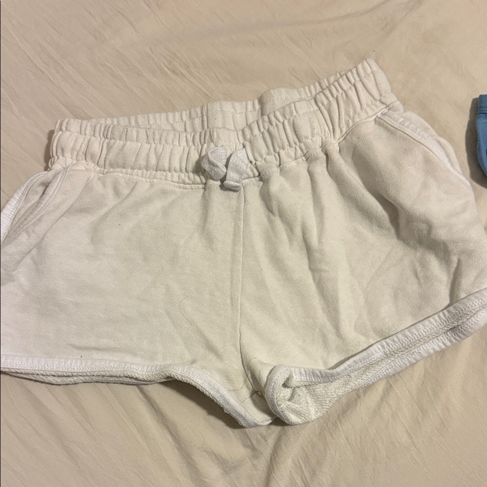 Women's Athletic Shorts in White